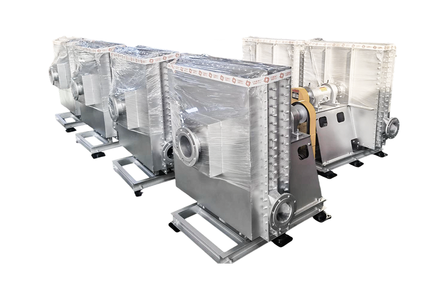 Công nghiệp bảo vệ môi trường - hệ thống xử lý lò quay chất thải rắn và lỏng Quạt khí nhiệt phân